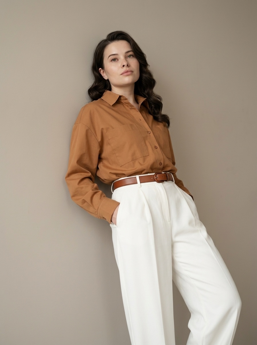 Luxury editorial портрет девушки в студии